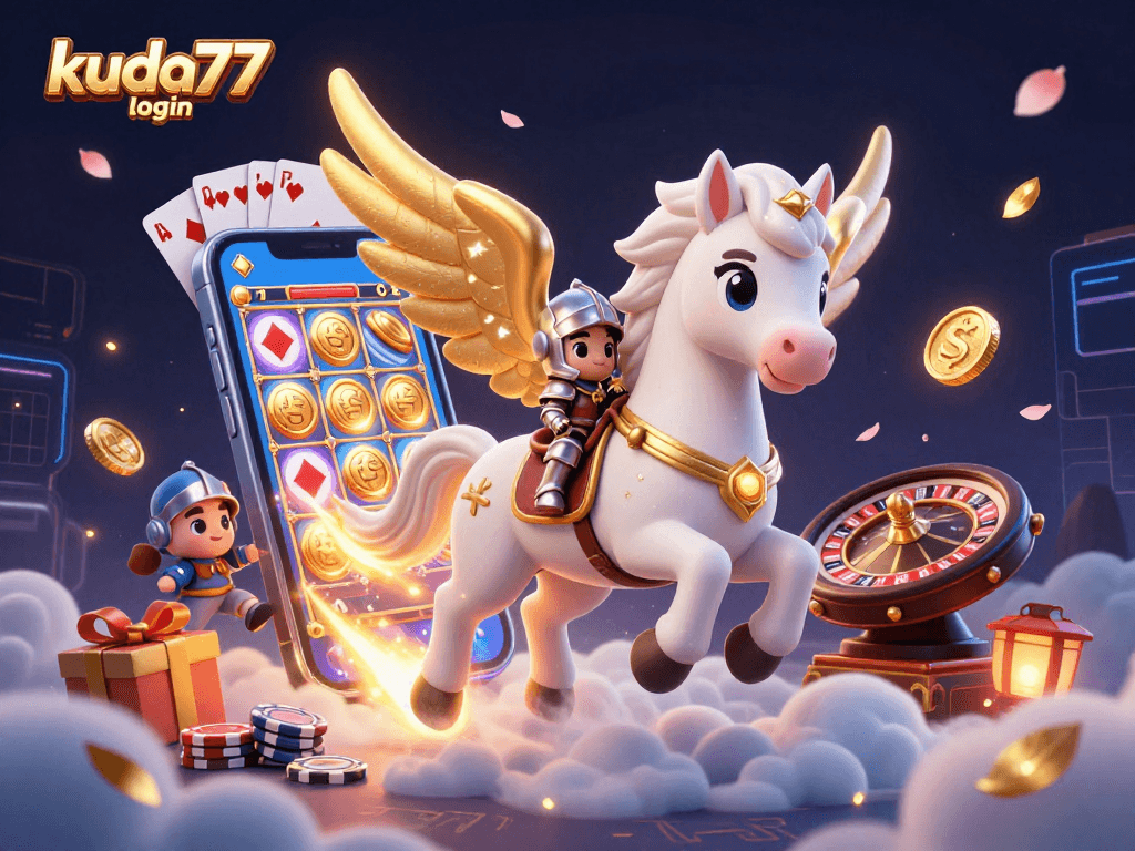Menangkan hadiah menarik dengan kuda77 login sambil bermain slot online di dunia kasino.