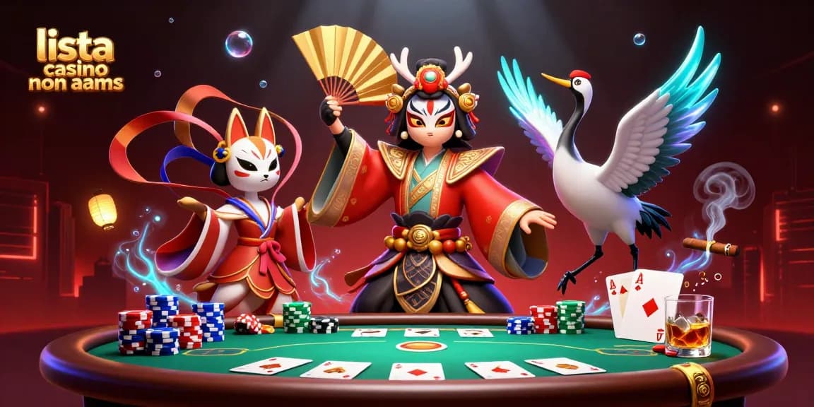 Gioca nei migliori casino non AAMS con questa vibrante scena di poker ricca di dettagli.