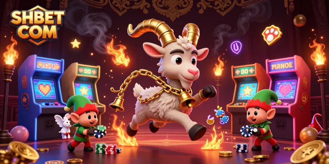 Engage in thrilling gameplay at SHBET COM's vibrant casino with exciting characters stealing poker chips.
