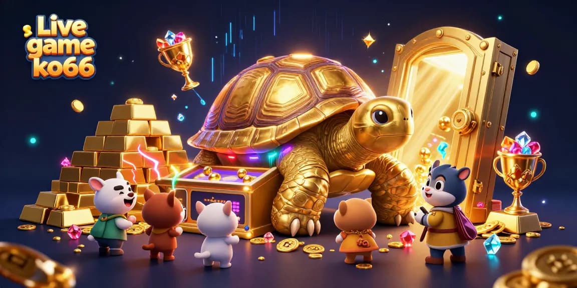 Experience the excitement of Live game ko66 with dynamic elements and joyful characters.
