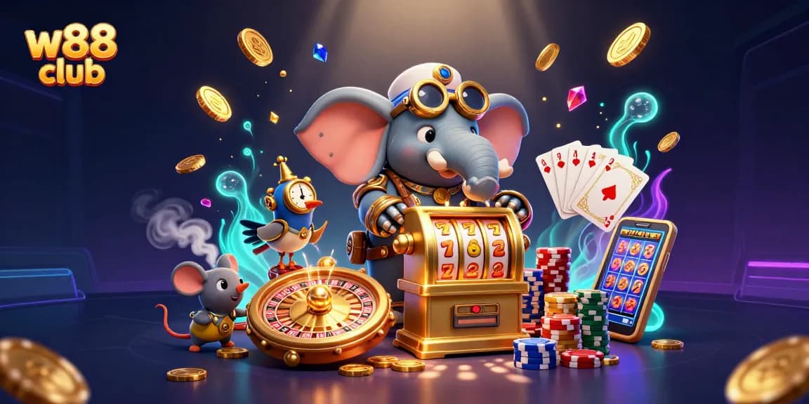 Chơi tại w88 club với trải nghiệm thú vị trong thế giới cờ bạc đầy màu sắc.