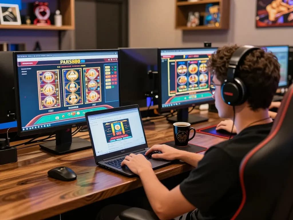 Sesi permainan online yang menarik di platform kasino paris888 yang menampilkan grafik yang hidup dan interaksi pengguna