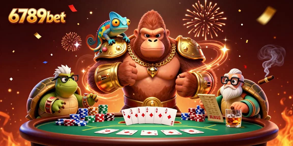 Experience thrilling gameplay at 6789bet with dynamic casino illustrations filled with excitement and rich elements.