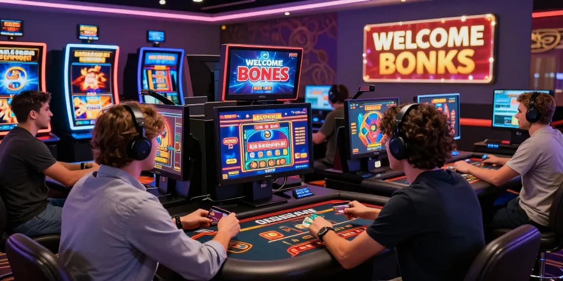 Experience credit card casinos at being-there.org.uk with diverse players engaged in exciting game activities.