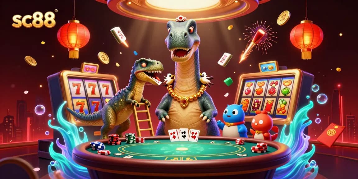 Experience thrilling gameplay at sc88 with a captivating casino scene featuring vibrant characters and enchanting visuals.