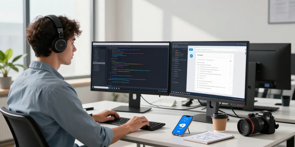 Exploring the Telegram app interface on a computer screen for 纸飞机中文版 in a modern office setting.