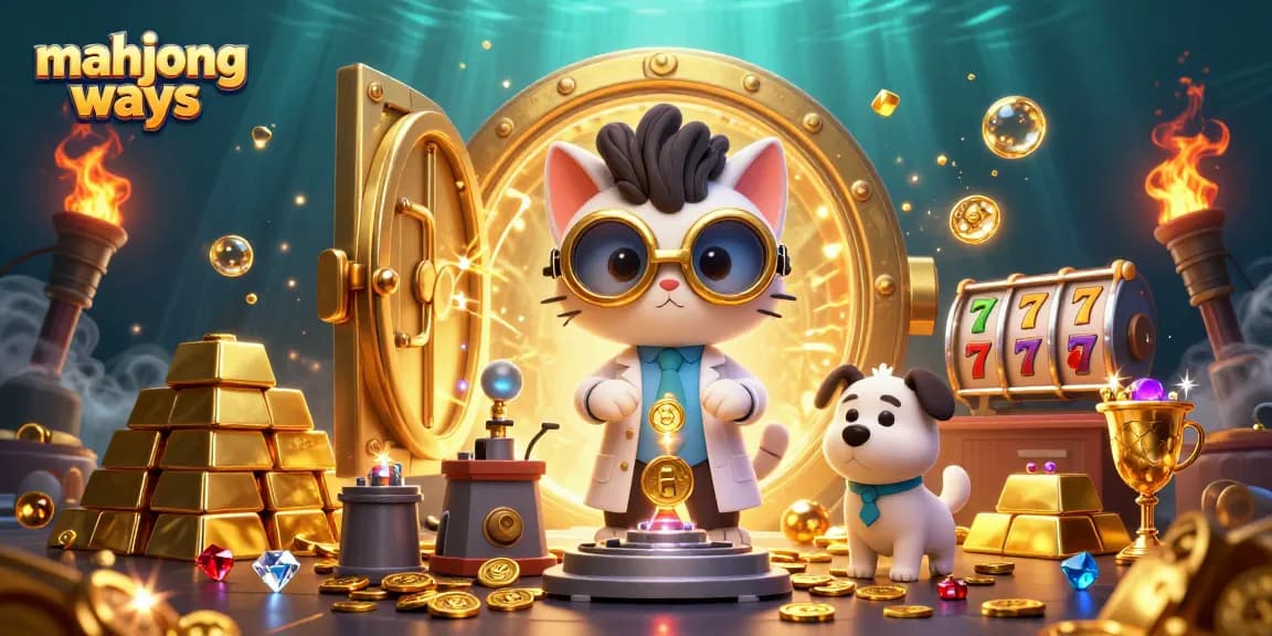 Experience thrilling wins in mahjong ways with our vibrant slot game scene full of treasures.