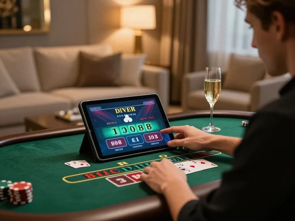 Nohu live dealer baccarat session showcasing strategic gameplay in a cozy setting.