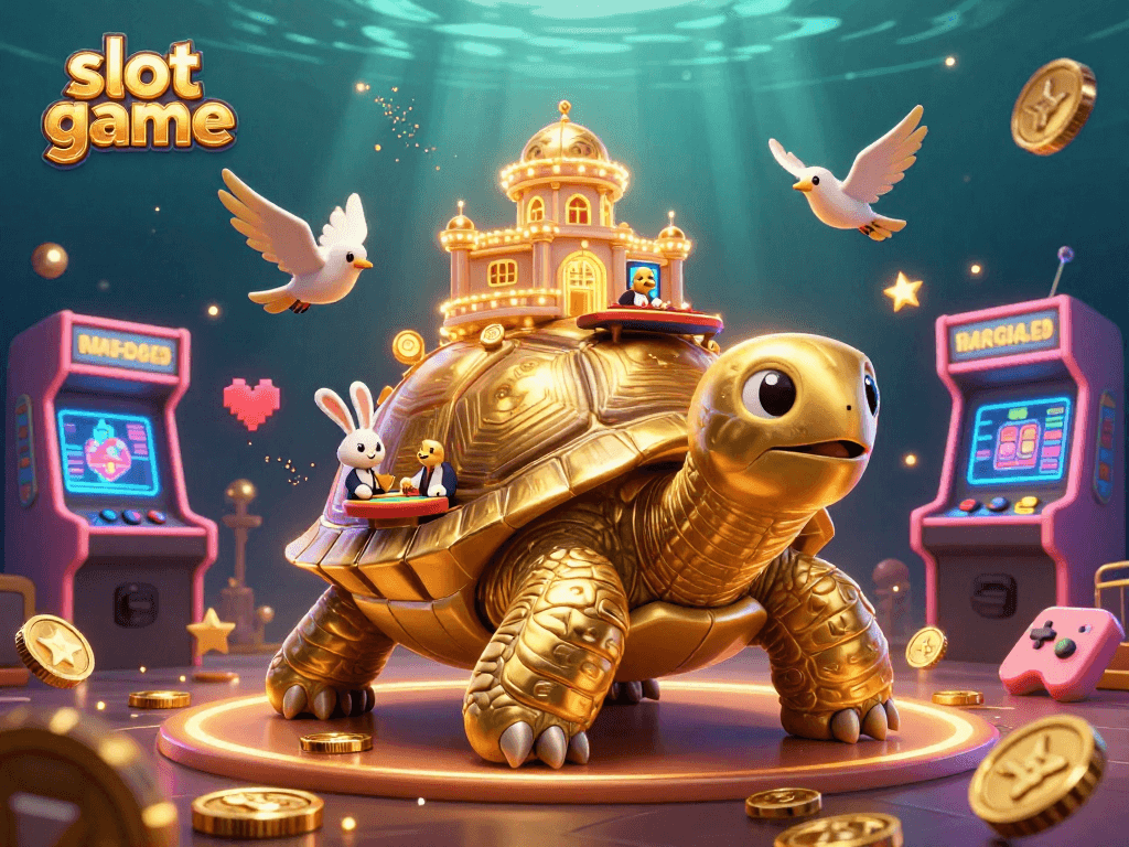 Experience an exciting slot game adventure with vibrant characters and gaming elements in action.