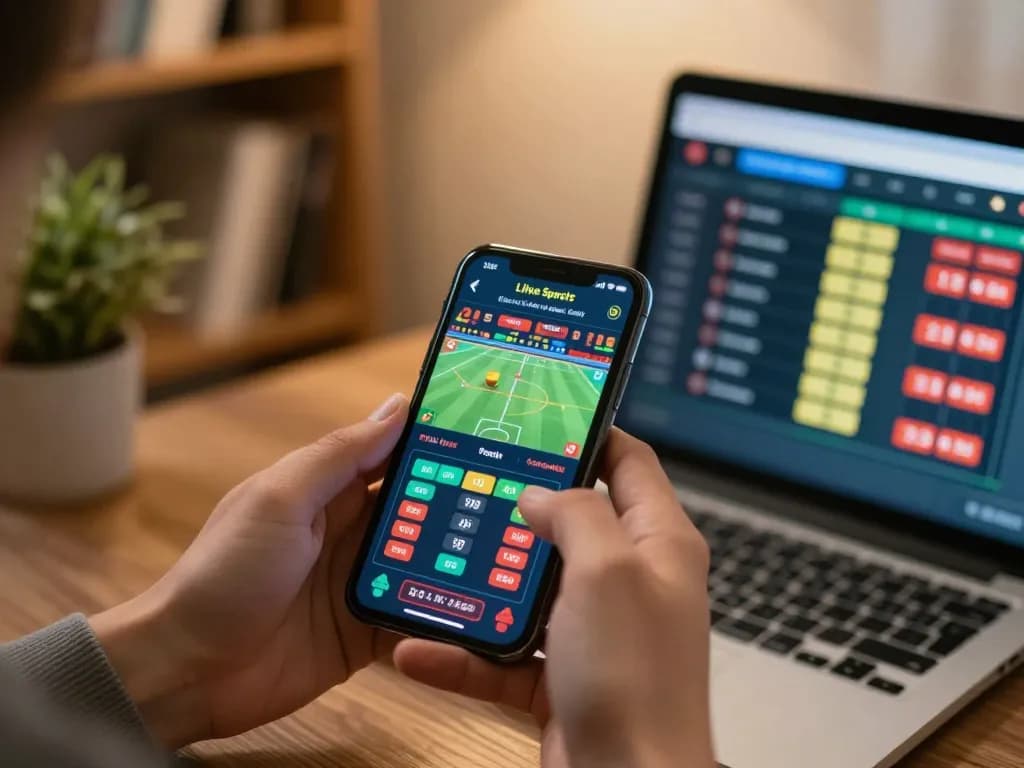 Engaging user experience at Trang chủ online casino with active sports betting on smartphone