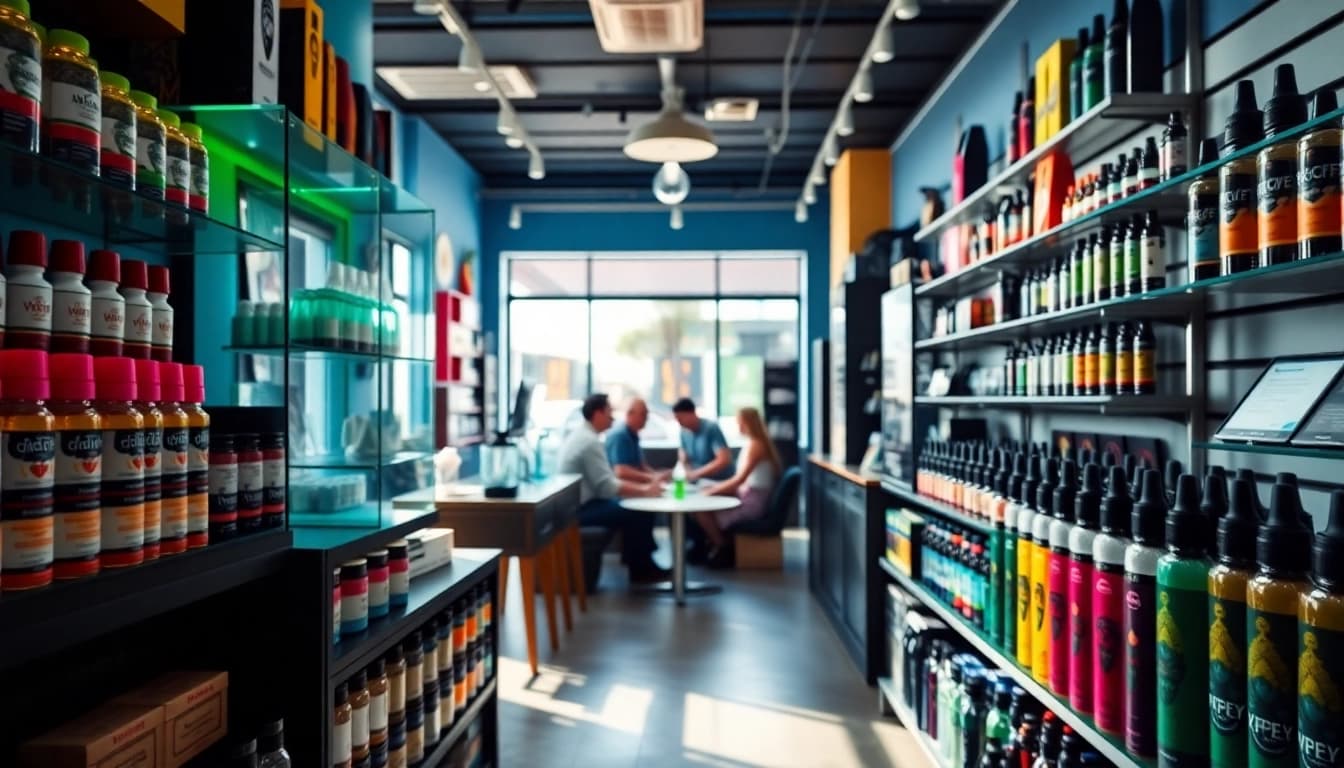 Discover premium vape products at Vape Juice Depot in a vibrant, inviting environment.
