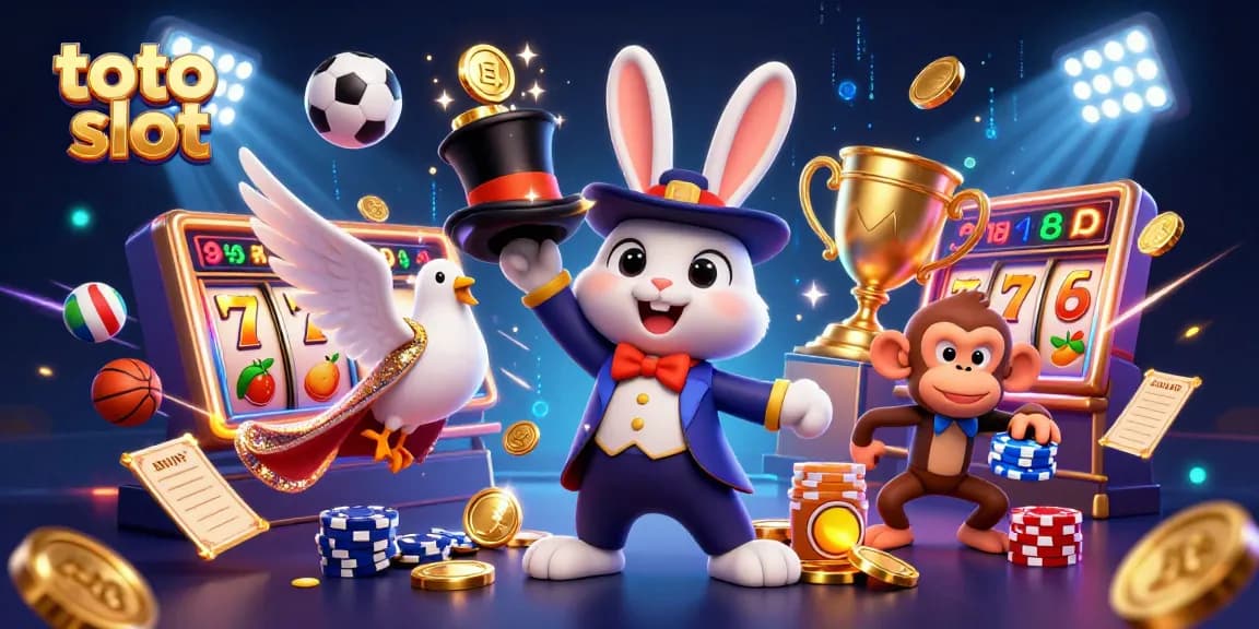 Menangkan jackpot dengan permainan toto slot yang menarik di JPTOTO, saksikan koin emas bertebaran!