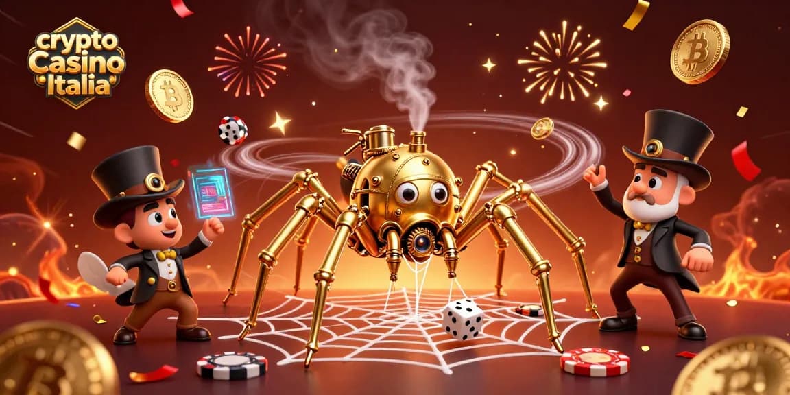 Gioca ai migliori bonus dei crypto casino Italia con questa illustrazione accattivante e unica.