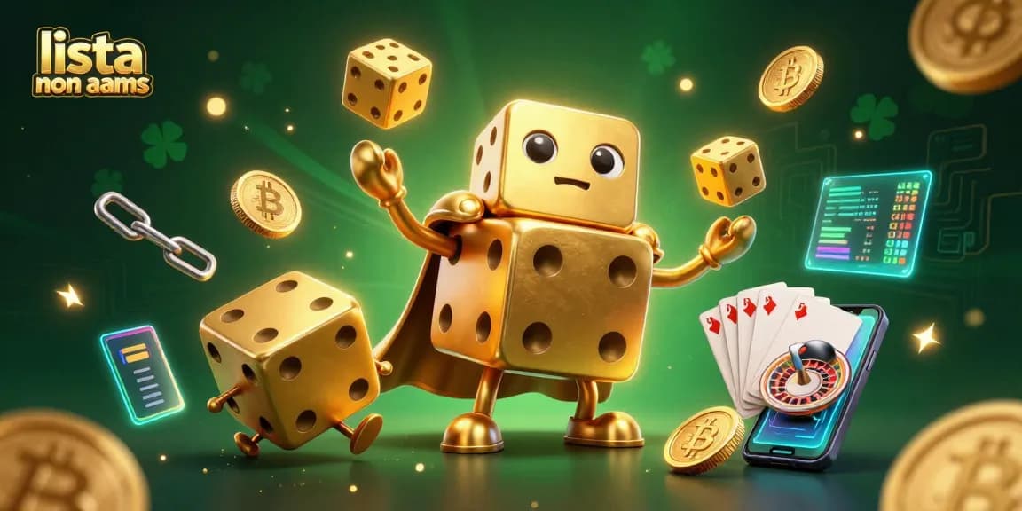 Gioca con lista casino non AAMS e vivi emozioni uniche, tra dadi d'oro e criptovalute scintillanti.