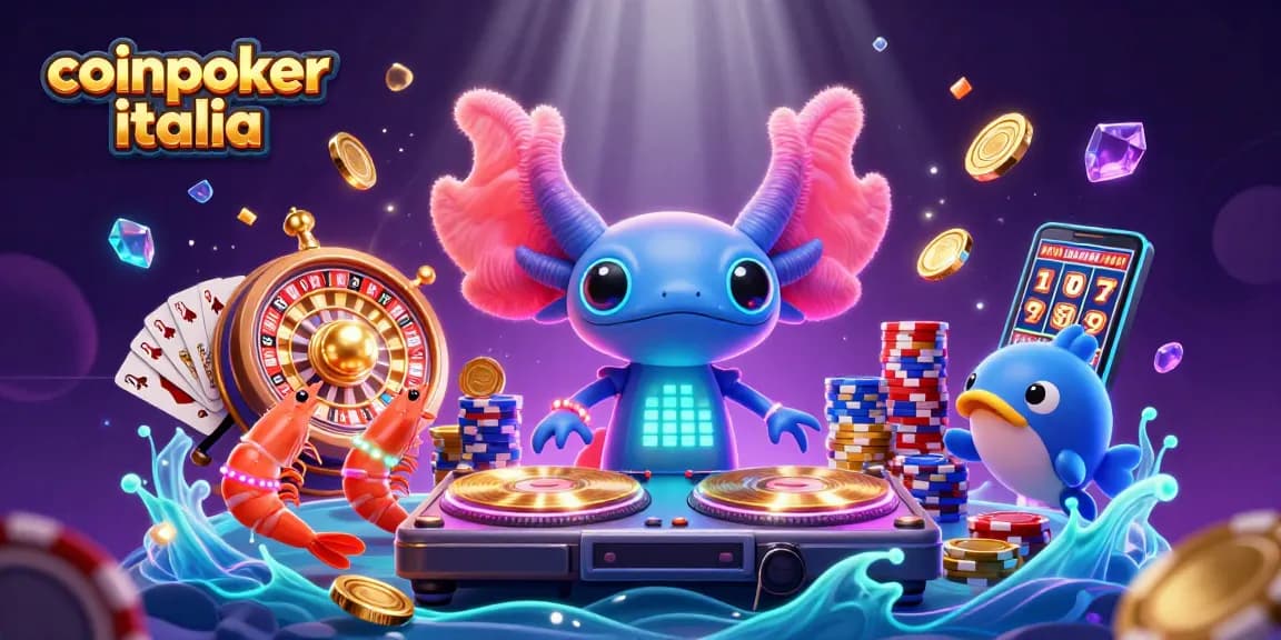 Scopri coinpoker italia con l'azione del DJ axolotl e i dannosi gioielli nel poker online.