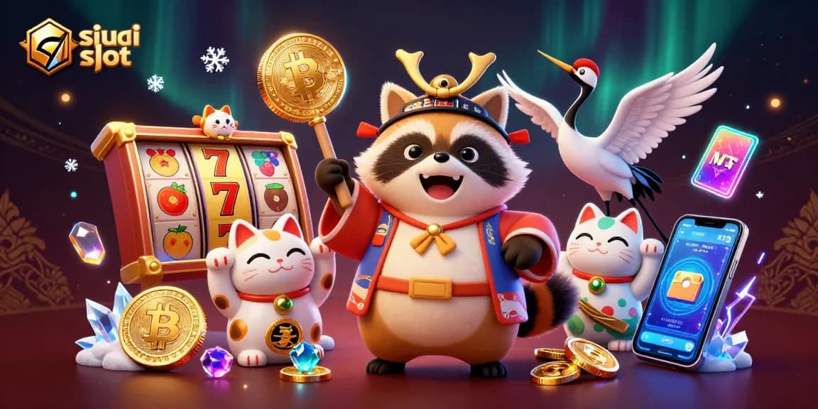 Judi di situs judi slot dengan dekorasi ceria slot dan simbol keberuntungan yang menawan.