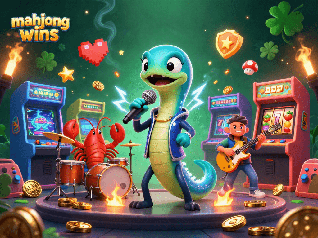 Experience mahjong wins with a vibrant underwater casino featuring musical characters and dynamic gaming elements.