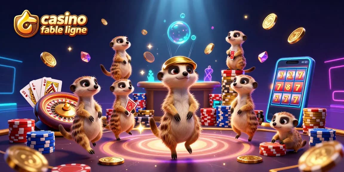Déjouez le casino fiable en ligne avec nos meerkats dans un univers de jeux pétillant.