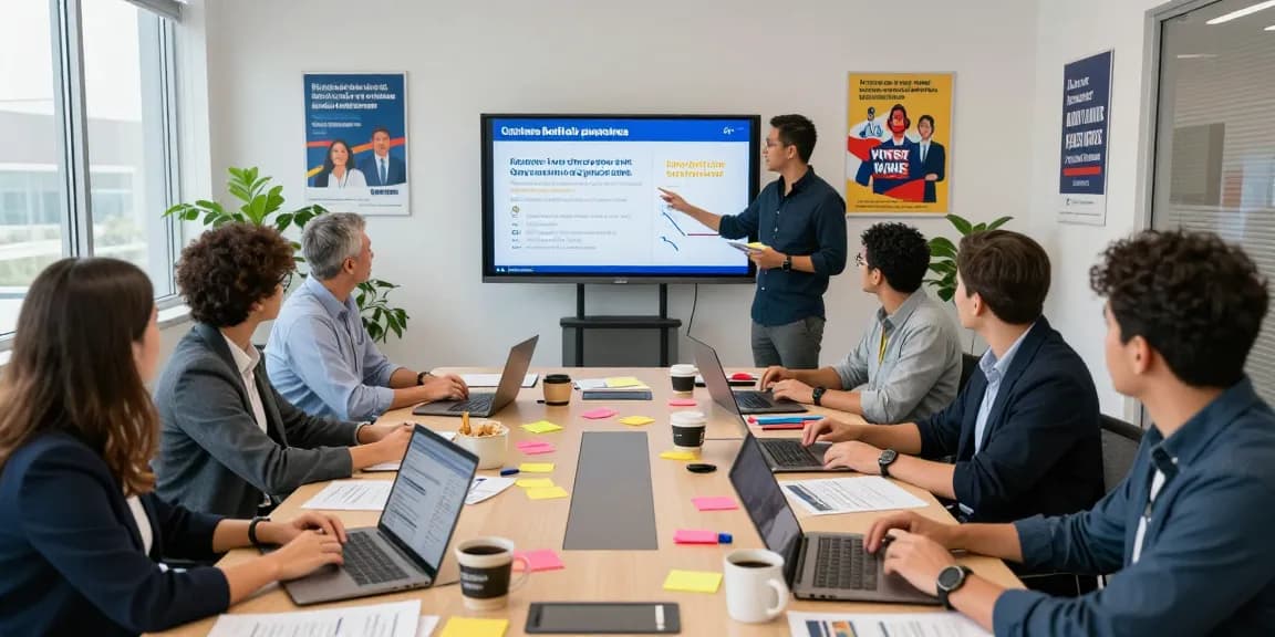 Implementing rapid response for campaigns during a dynamic strategy meeting.