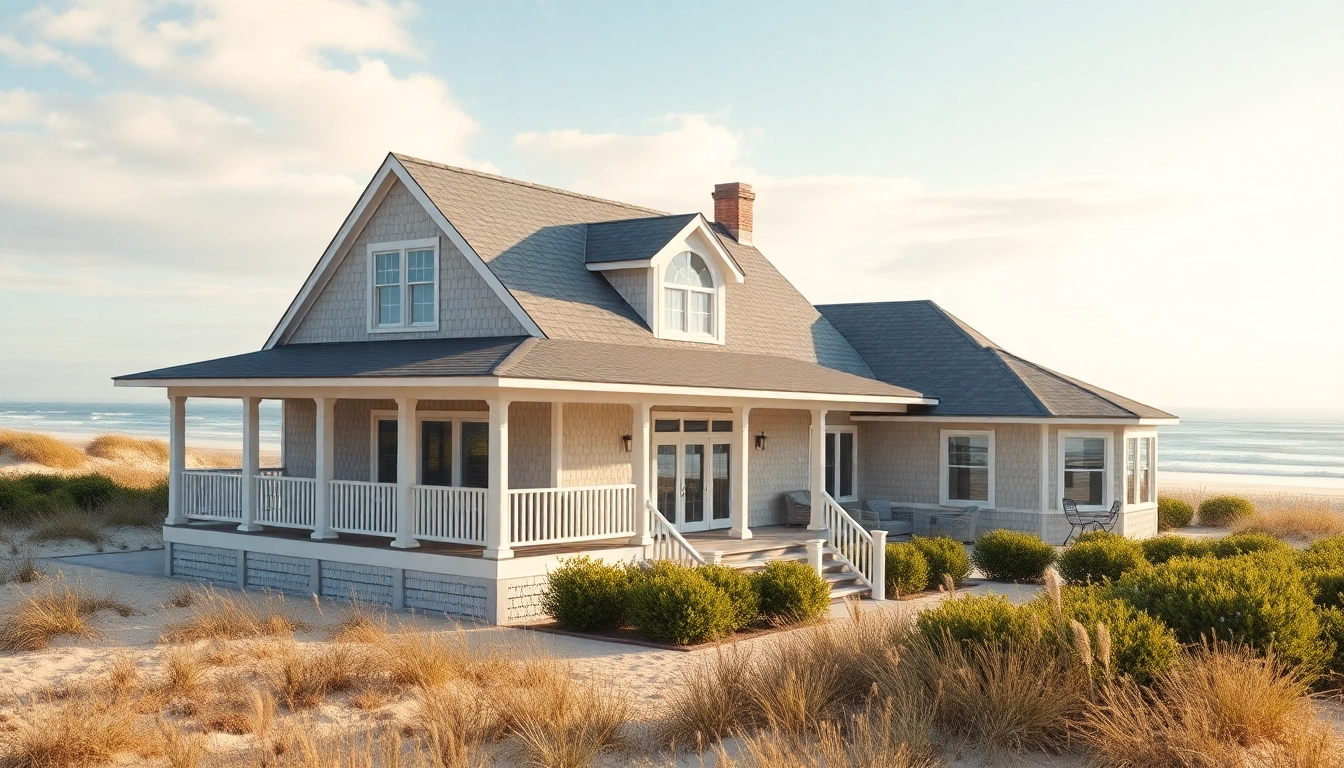 Beautiful cape cod home in a peaceful coastal setting with inviting architecture.