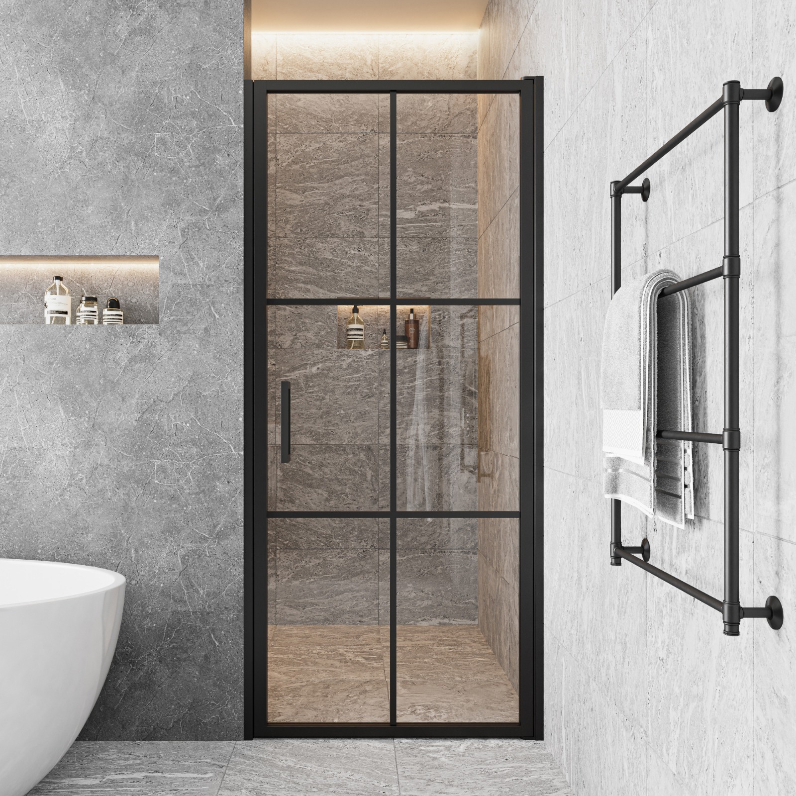 Shower Screens Semi Frameless for a Minimalist Bathroom