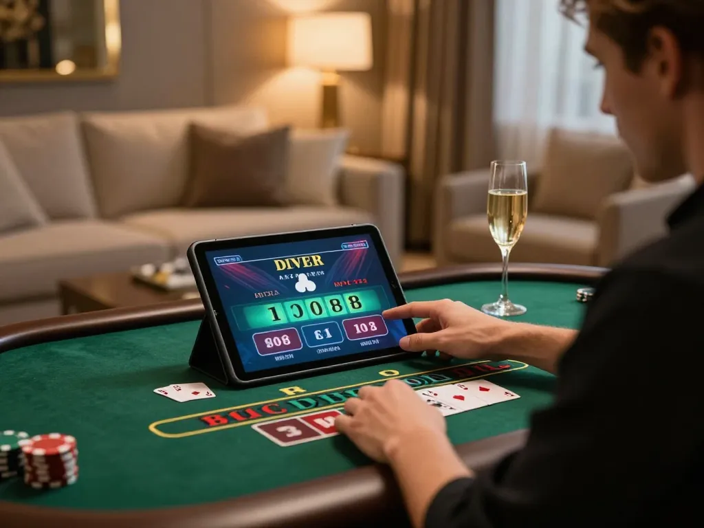 Nohu live dealer baccarat session showcasing strategic gameplay in a cozy setting.