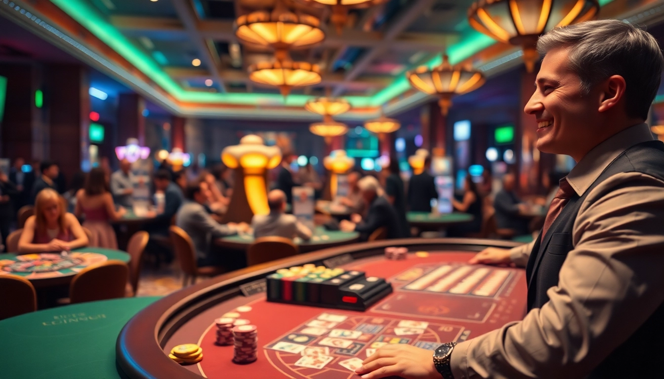 Agen togel menginspirasi kegembiraan di kasino dengan dealer yang ramah dan suasana meriah.