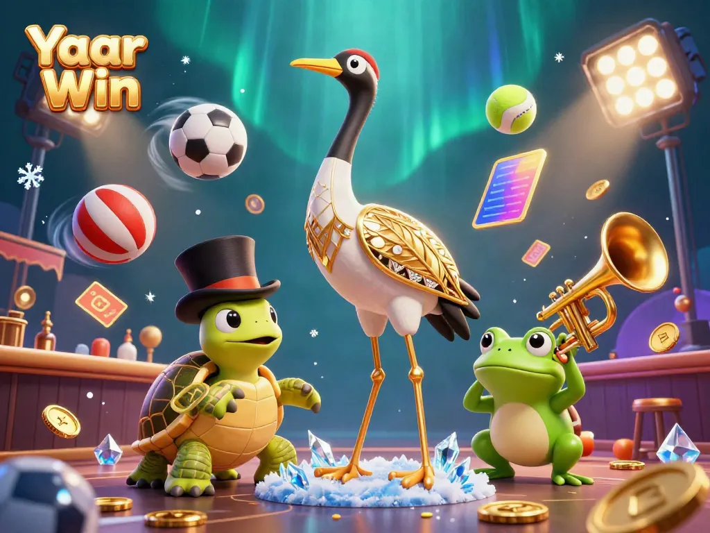 Experience Yaar Win's lively casino vibe with animated characters and thrilling game elements.