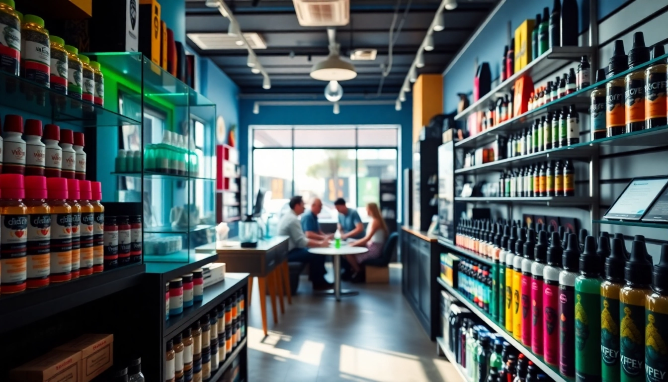 Discover premium vape products at Vape Juice Depot in a vibrant, inviting environment.