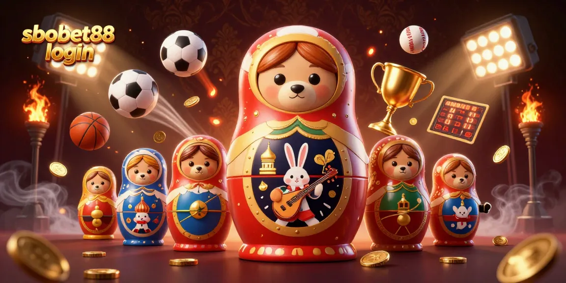 Engage with sbobet88 login featuring stunning casino-themed 3D illustration full of dynamic action and excitement.