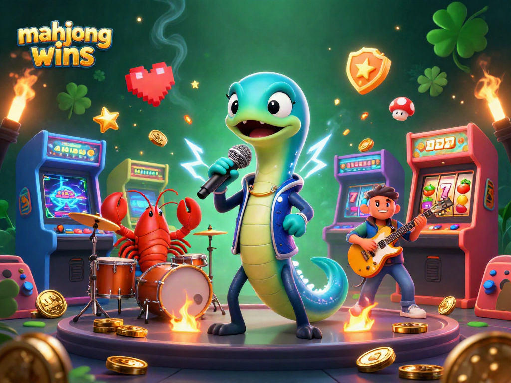 Experience mahjong wins with a vibrant underwater casino featuring musical characters and dynamic gaming elements.