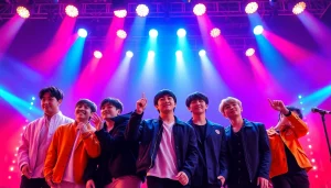 Captivating performance of bts members showcasing their distinct styles and energy.