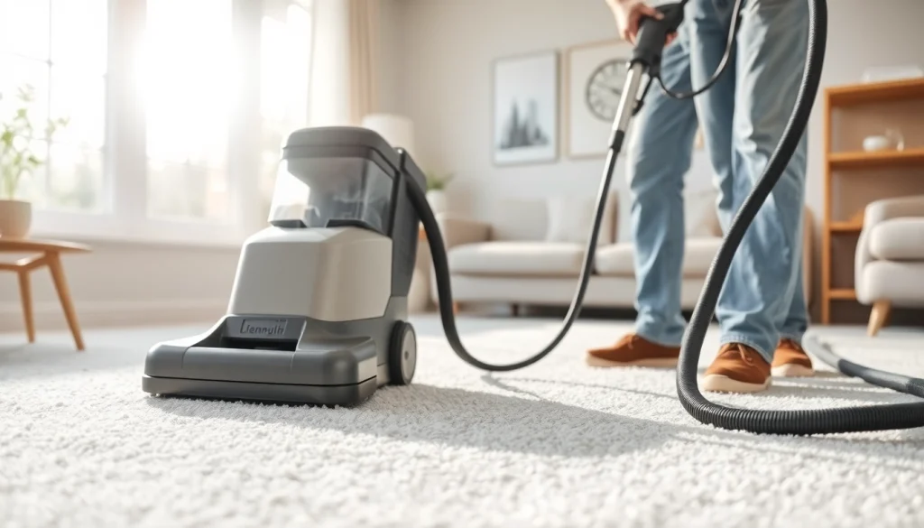 Enhance your home with professional carpet cleaning near me in a bright living room.