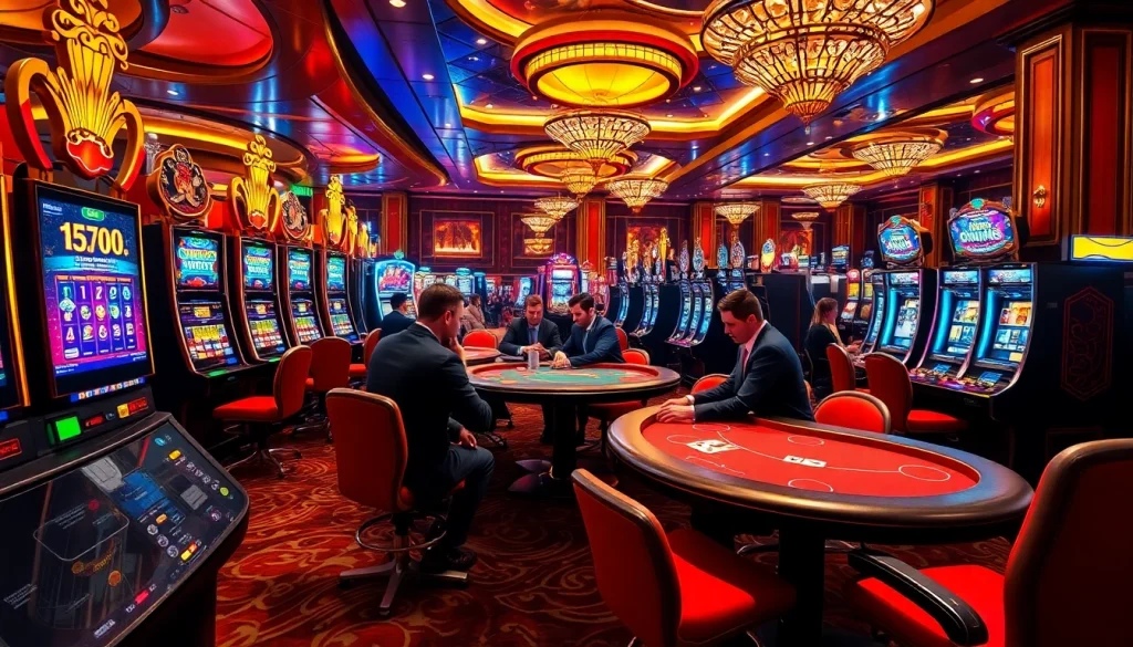 Experience the thrill of gambling at the hidden wiki onion-themed casino with vibrant slots and poker tables.