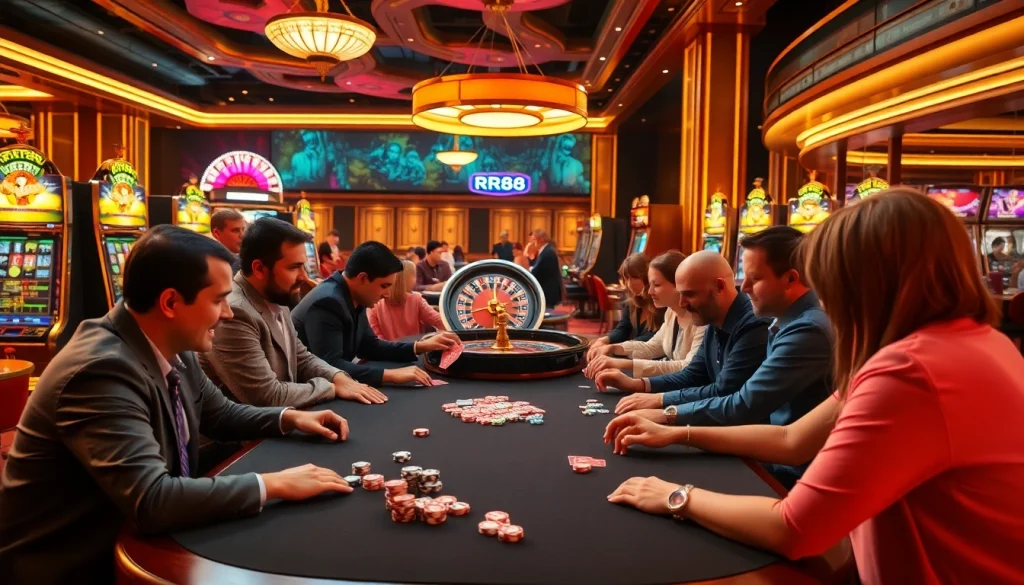 Experience the thrill of gambling at RR88 link with dynamic card games and vibrant slot machines.