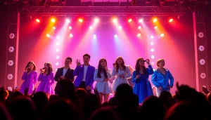 BTS news highlights dynamic performances and vibrant stage energy.