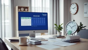 Visual representation of efficient payment processes for ipva go in a modern office setting.