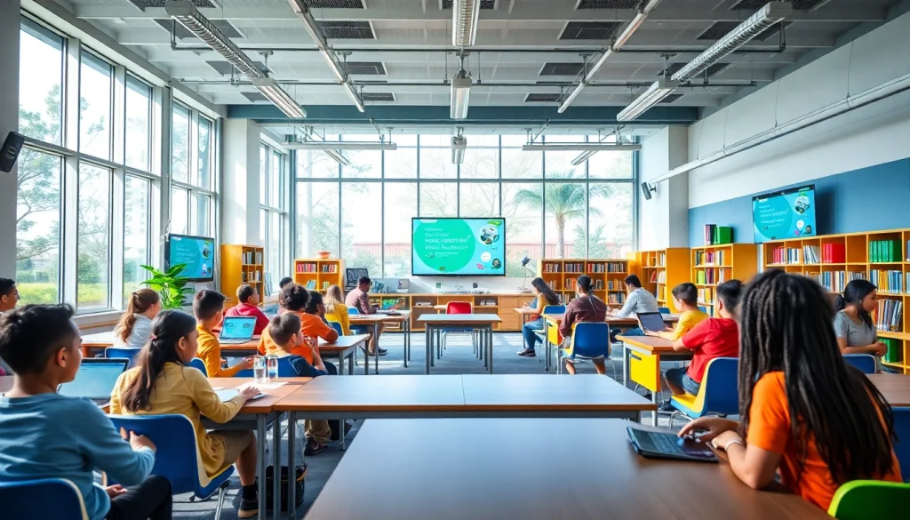 Engaging classroom scene illustrating the importance of education equity in a modern learning environment.