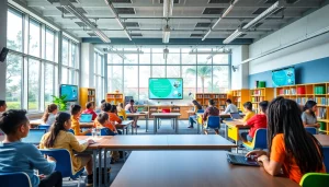Engaging classroom scene illustrating the importance of education equity in a modern learning environment.