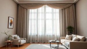 Verduisterende gordijnen in een gezellige woonkamer, die comfort en stijl uitstralen.