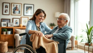 Senior caregivers austin tx providing compassionate support in a cozy home environment.