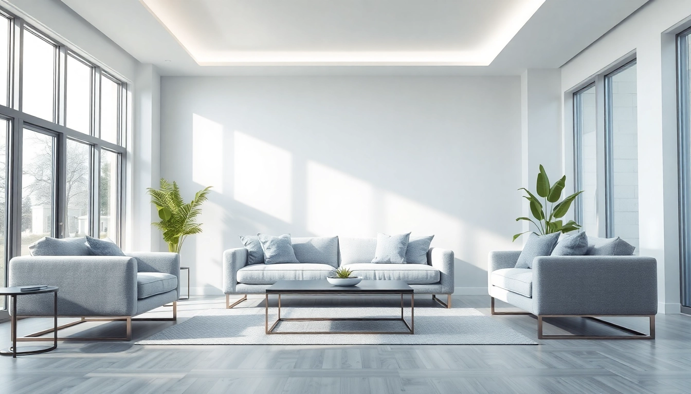 Sleek Illumination enhances a modern living room with stylish LED lighting and minimalist decor.