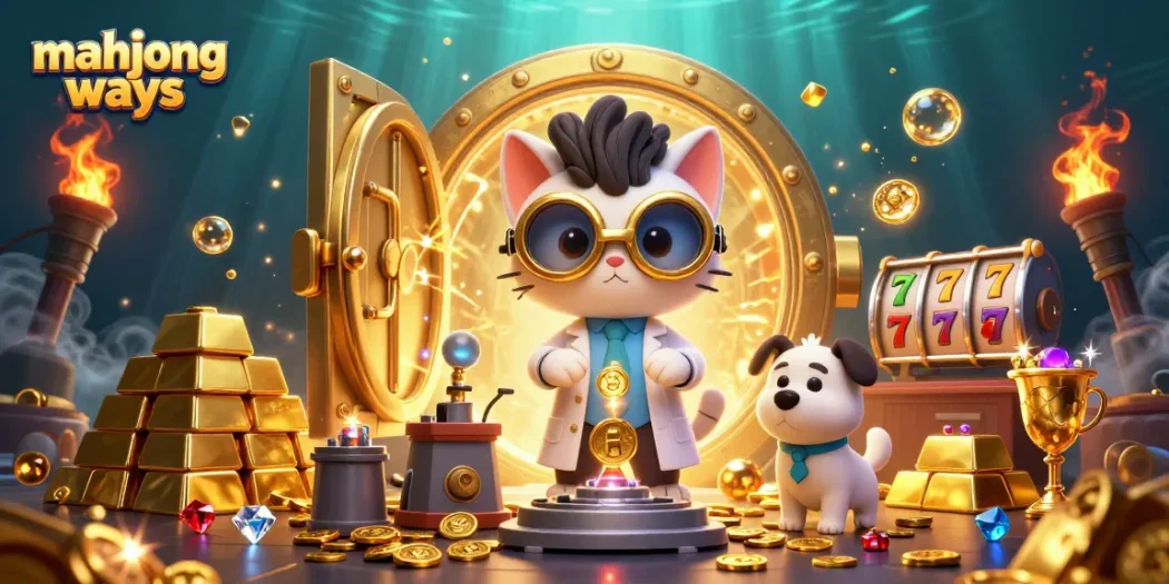 Experience thrilling wins in mahjong ways with our vibrant slot game scene full of treasures.